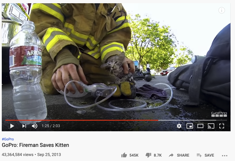YouTube ad example from GoPro