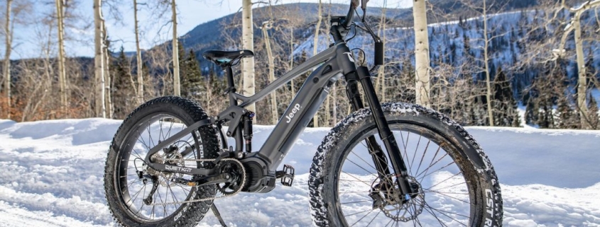 ebike in the snow