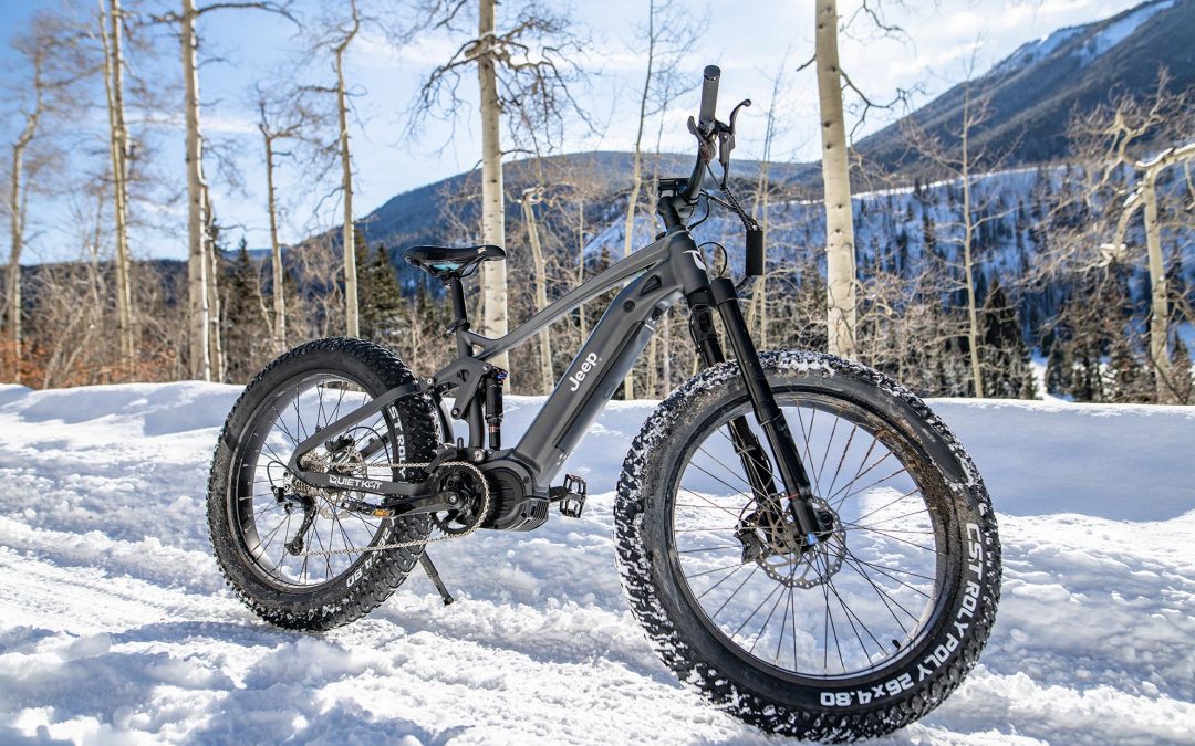 ebike in the snow