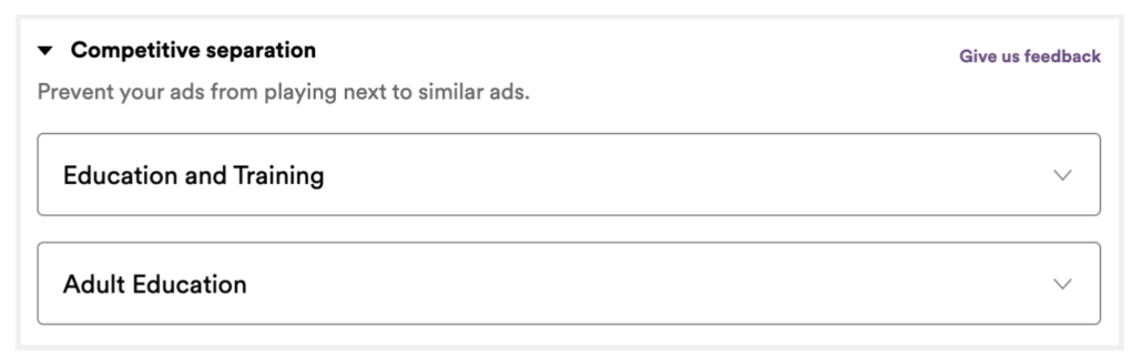 spotify ads targeting options